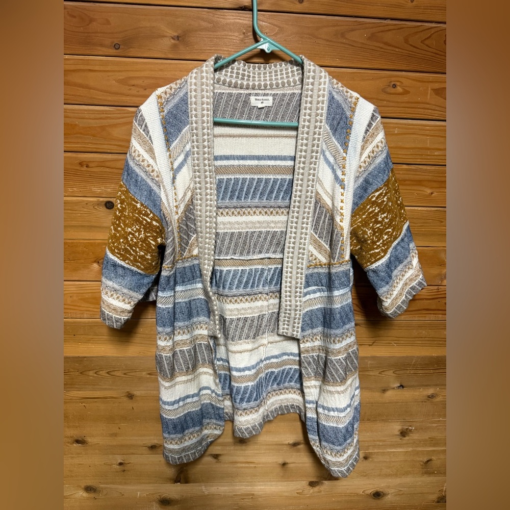 World market textured Open-Front Cardigan